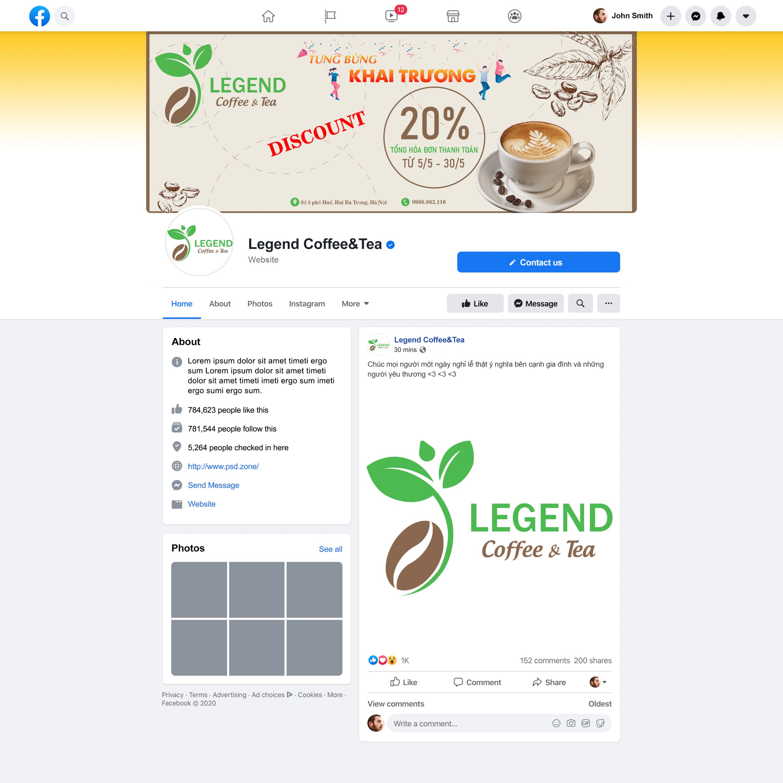 mockup ảnh bìa fb