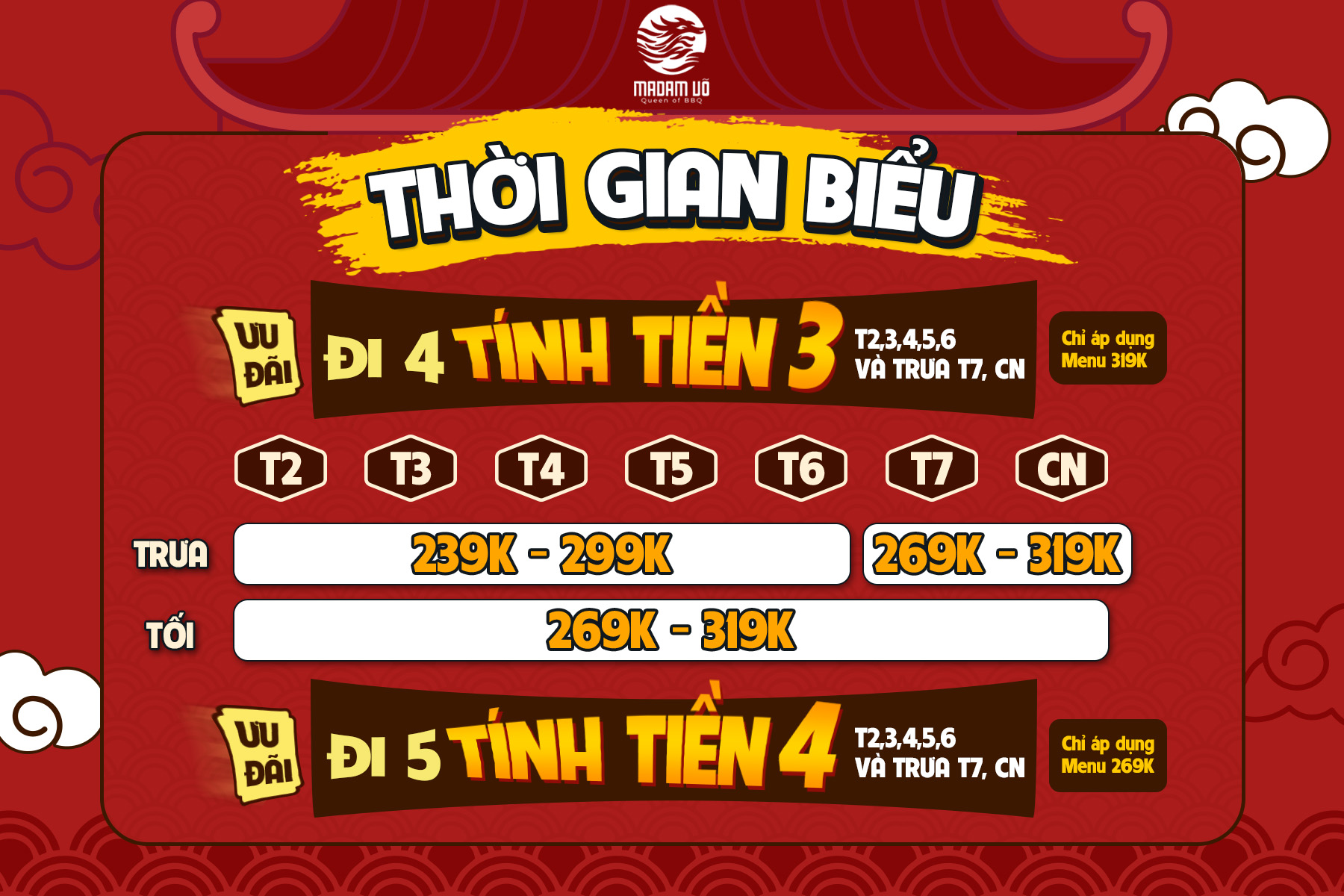 Thời Kho&aacute; Biểu ưu đ&atilde;i