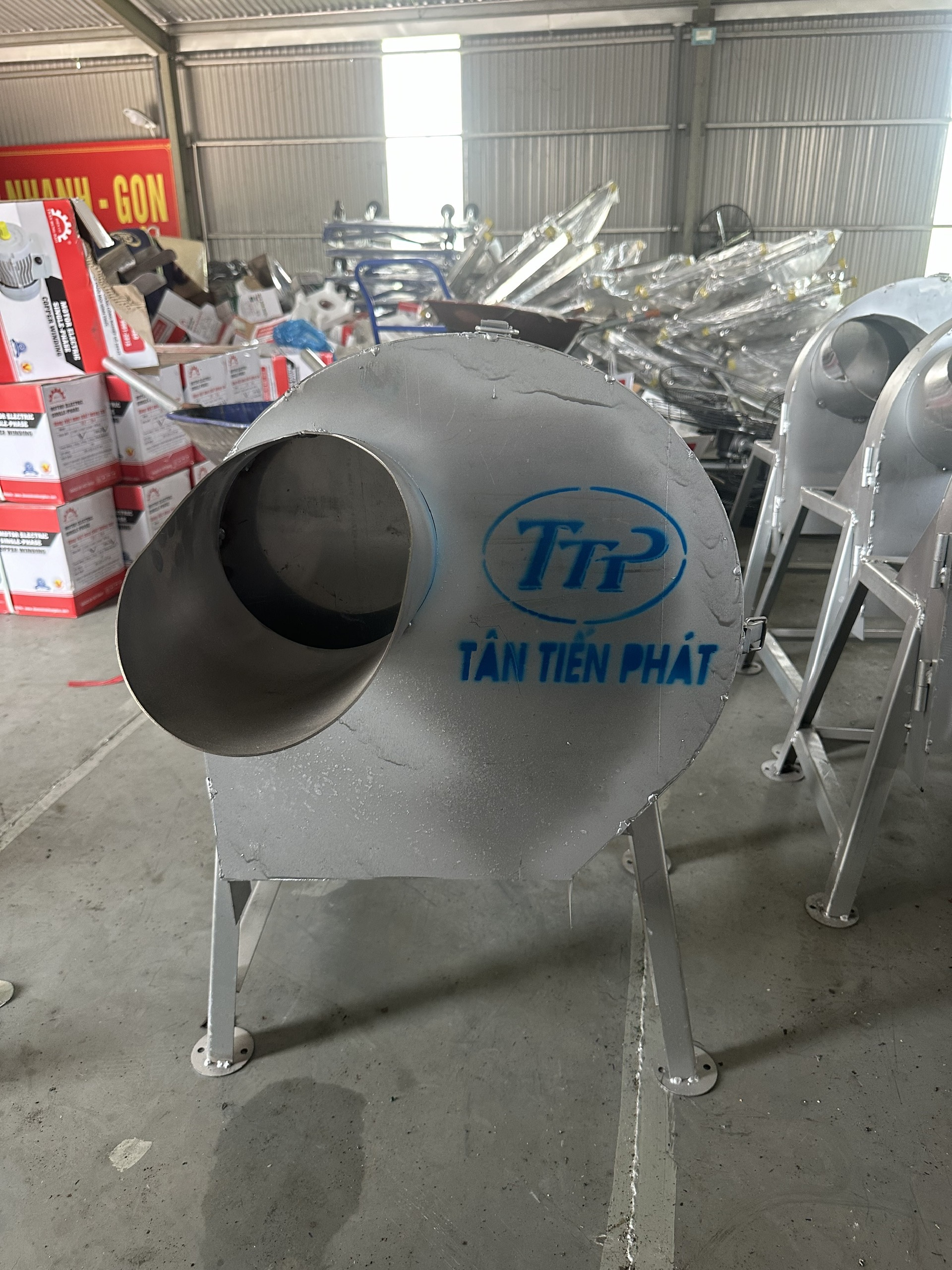 MÁY THÁI RAU INOX 1.5kw