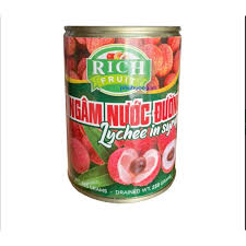 vai thieu ngam dong lon rich fruit