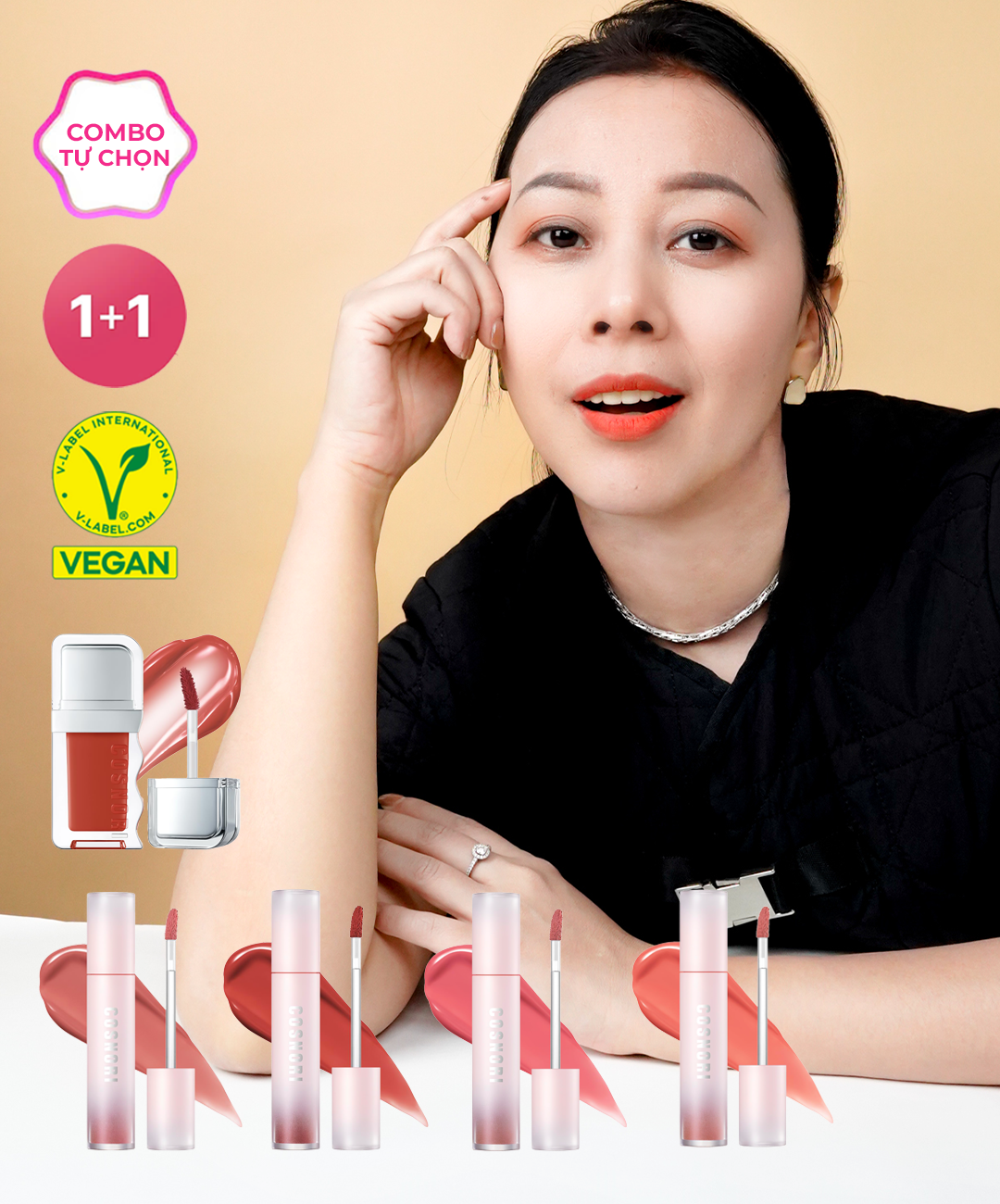 Combo 2 SON COSNORI TỰ CHỌN