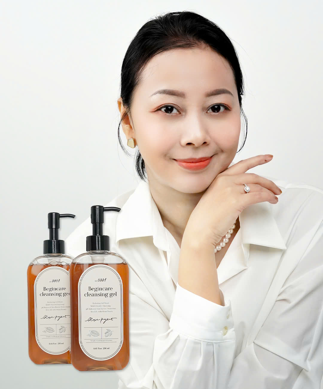 Combo 2 Gel Rửa Mặt ROSE PROJECT