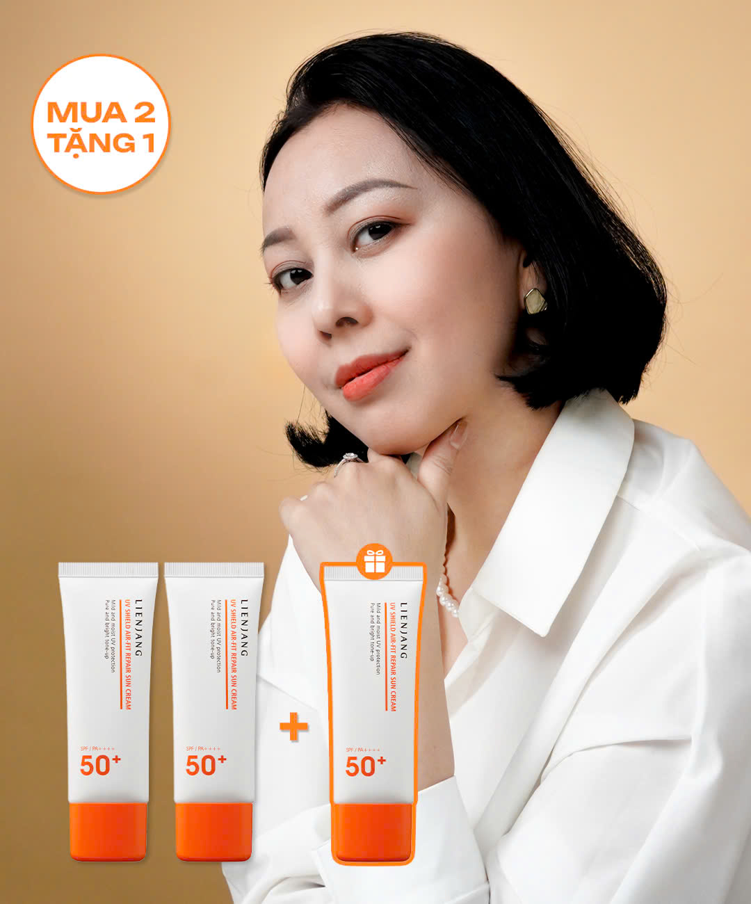 Mua 2 tặng 1 Kem Chống Nắng Lienjang